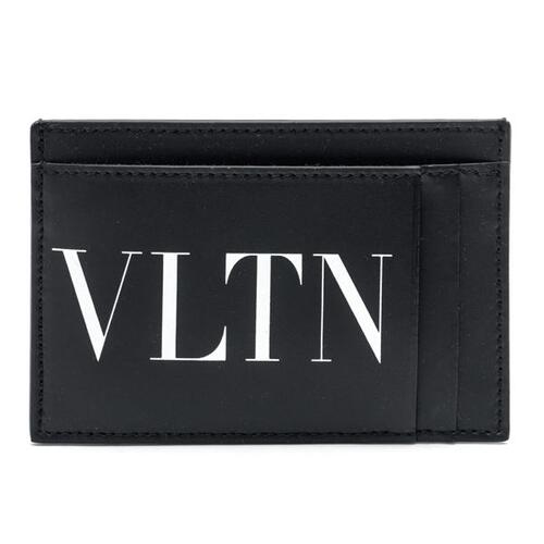 발렌티노 VLTN 로고 프린팅 카드 지갑 2Y2P0S38 LVN 0NI