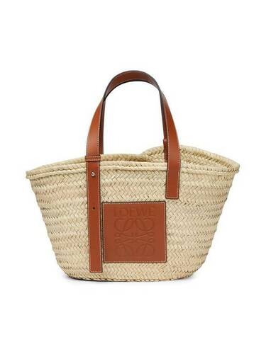 로에베 Basket bag in palm leaf and calfskin바스켓 백 327.02.S92 2435
