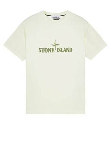 스톤아일랜드 21579 STITCHES TWO Embroidery T Shirt로고 자수 티셔츠 781521579 V0052