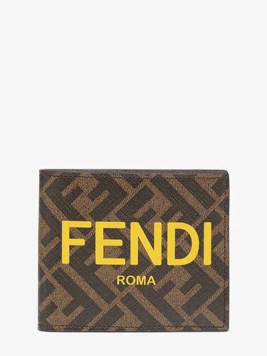 펜디 Fendi Roma fabric bi fold wallet펜디 로마 패브릭 반지갑 7M0338 AJJ8 F1HRH