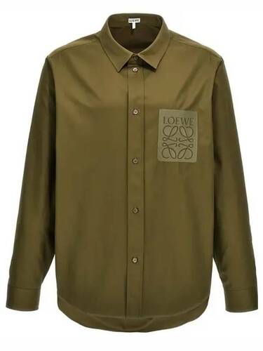 로에베 Shirt in cotton코튼 아나그램 셔츠 H526Y05X46 4700
