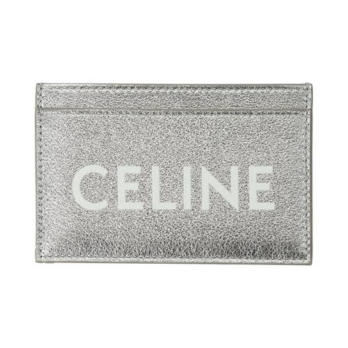 셀린느 CELINE 프린트 카드 지갑 라미네이트 카프스킨 실버 10B703EK8 36AG