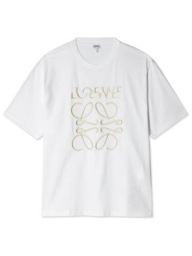 Loose fit Tshirt in cotton루즈 핏 코튼 아나그램 티셔츠 H526Y22XAG 2120 /1