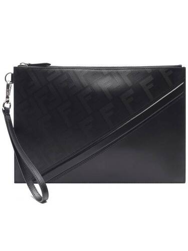 펜디 Shadow Diagonal leather flat pouch쉐도우 다이고널 레더 플랫 파우치 7N0110 AP1T F0GXN
