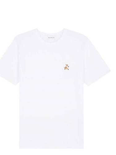 메종키츠네 SPEEDY FOX PATCH COMFORT TEESHIRT스피디 폭스 패치 컴포트 티셔츠 MM00125KJ0008 P100 /1